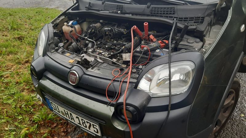 Und auf einmal macht der Panda schlapp …