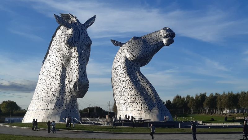 The Kelpies of Falkirk